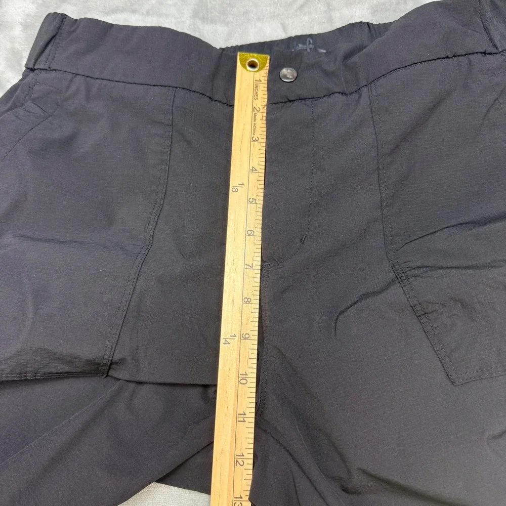 Reel Life Mens XL Black Nylon Spandex Elastic Waist‎ Outdoor Shorts